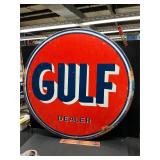 Large metal sign