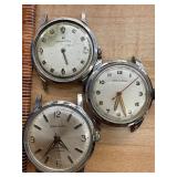 3 vintage watches