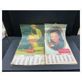 2 vintage calendars