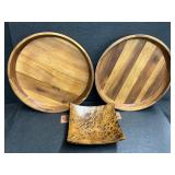 Wooden trays