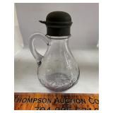 Antique cruet with purple tint
