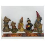 5 tom Clark gnomes