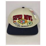 Super Bowl 32 broncos/packers hat with tag