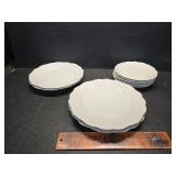 White dishes