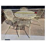 Cast iron table set