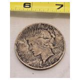 1923 Peace dollar
