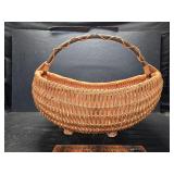 Hand woven melon basket