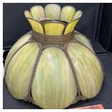 Antique slag glass shade