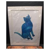 One Blue Pussy Andy Warhol
