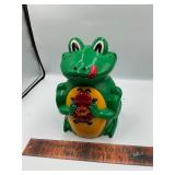 Croking cookie jar plastic