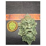 Green man signed Bob Maurus