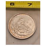 2019 Silver Christmas coin