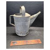Galvanized watering can