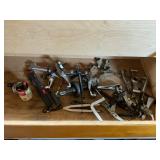 Contents of cabinet, pullers