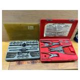 Tap and die set and ring pliers