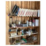 Contents of shelves