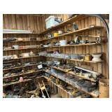Very large lot of manly hustler mower parts