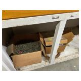 Box of nails and copper pipe