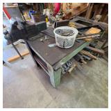 Metal Table, Vice, contents. VERY HEAVY!!!