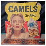 Camels Cardboard Ad
