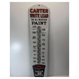 27" porcelain Carter paint thermometer