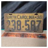 1938 NC Tag