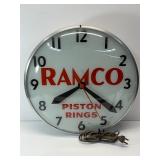 Vintage 15" Ramco piston rings Pam clock