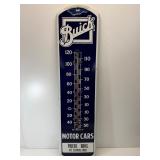 Early Buick porcelain thermometer