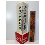 Vintage plastic coke thermometer