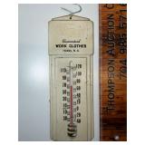 Old Hockory work clothes thermometer