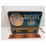 Vintage motion Botany 500 glass face clock