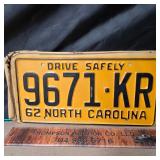 1962 NC Tag