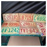 8 NC Tags Late 70s early 80s