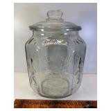 Glass planters jar