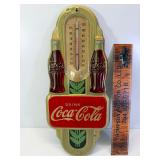 1941 Coca Cola tin thermometer