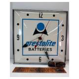 Vintage Pam clock Prestolite batteries
