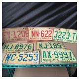 7 NC Tags 1970,71, & 72