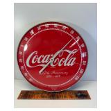 1986 coke bubble glass thermometer