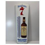 Near mint Seagrams 7 metal thermometer