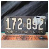 1935 NC Tag