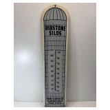 24" vintage ribstone silos thermometer