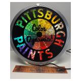 vintage Pittsburgh paints Illuminated color sign