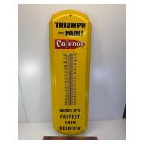 27" Cafenol thermometer tin