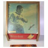 Vintage Winston Advertisement Clock