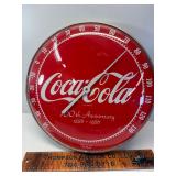 1986 coke bubble glass thermometer