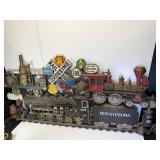 Burwood products train sign
