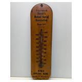 Early Wood thermometer bunch funeral home NC