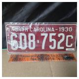 1930 NC Tag
