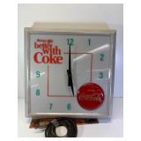 16"x16" vintage Coca Cola clock