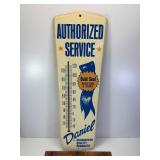 24" Daniel radiators thermometer tin
